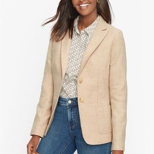Talbots Shetland Blazer - Bicolor Herringbone